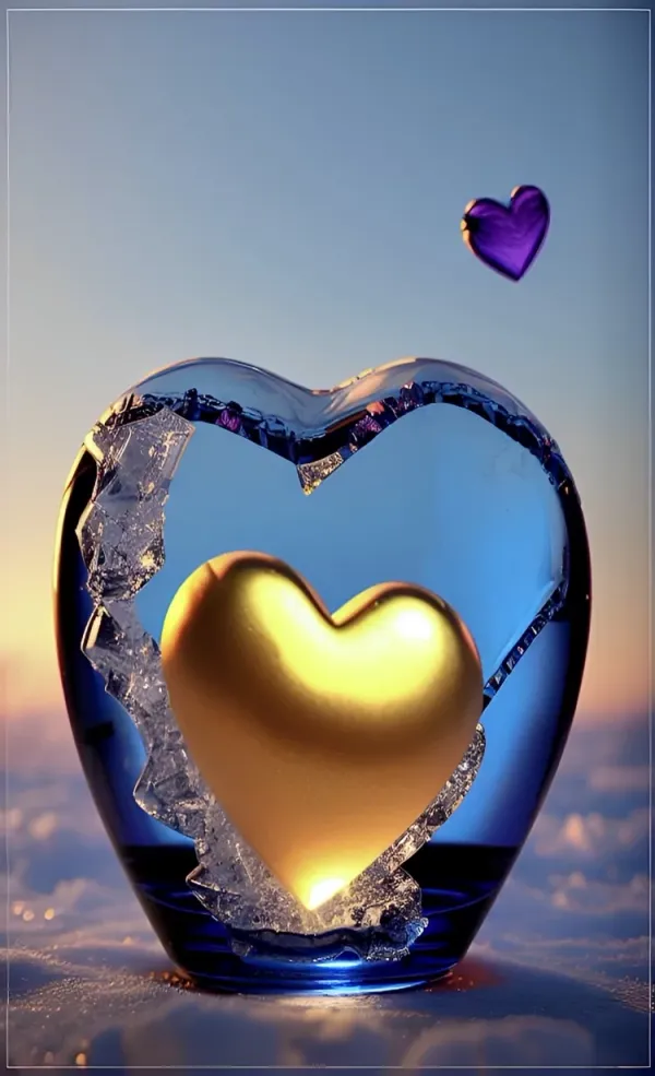 Ice heart ❤🧊