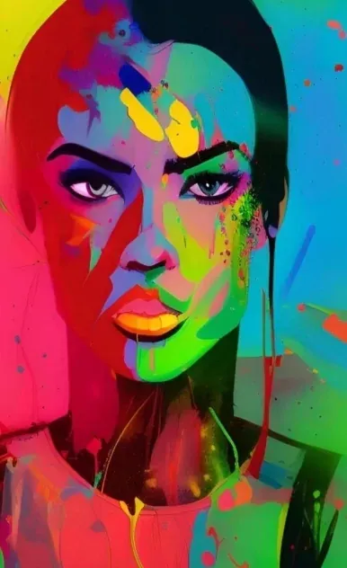 abstract portrait