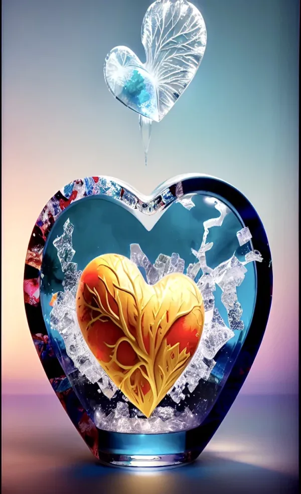 Ice heart ❤🧊