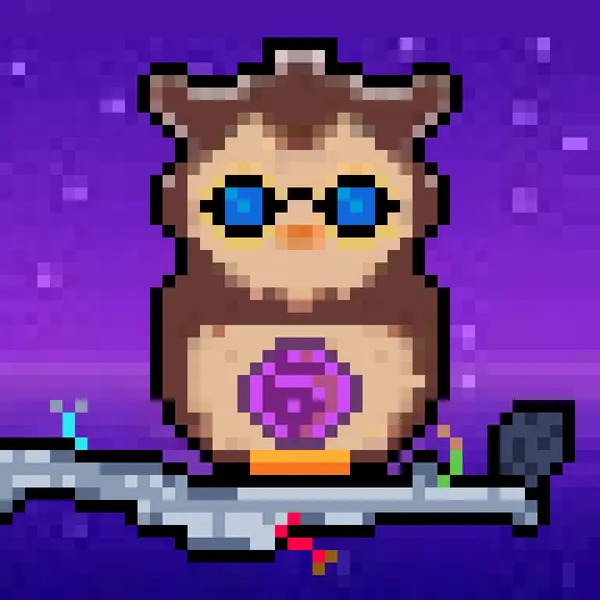Cyberpunk owl