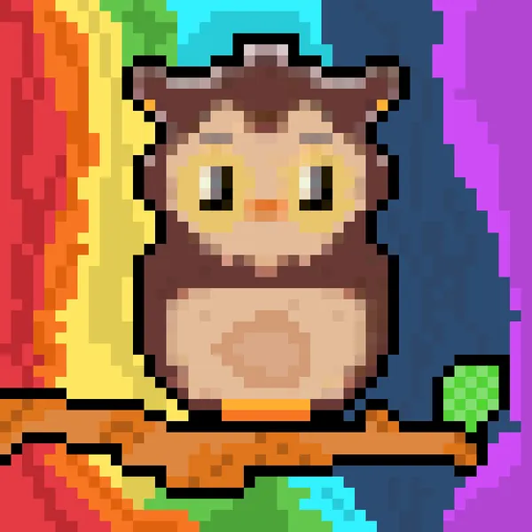 Rainbow owl